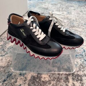 Christian Louboutin Loubishark Donna red sole sneakers